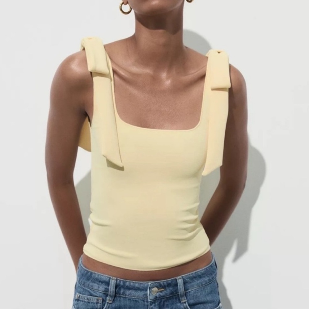 NWT Zara Bow Tank Top